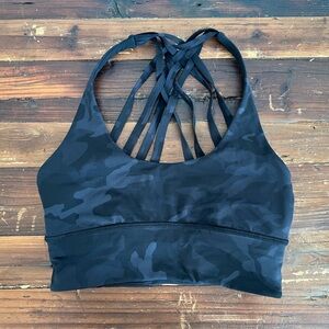 Lululemon Black Camo Bra